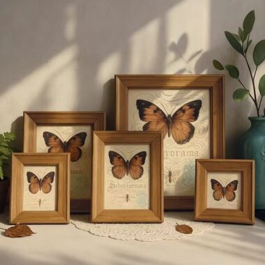 American vintage luxury solid wood wall and desktop frame