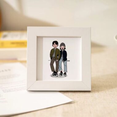 Creative decorative solid wood tabletop picture frame