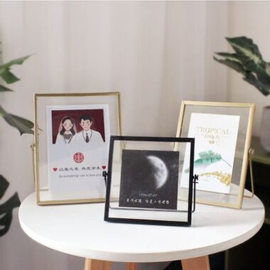 Custom premium creative modern metal picture frame display