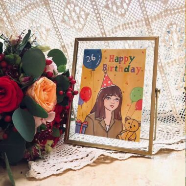 Custom premium creative modern metal picture frame display