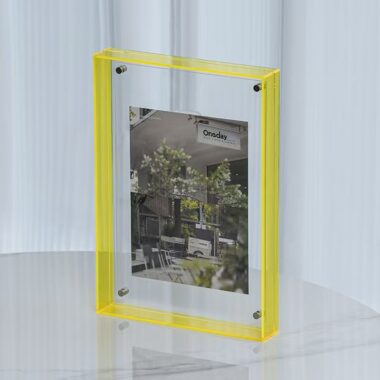 Custom acrylic frame for creative photos and poster display