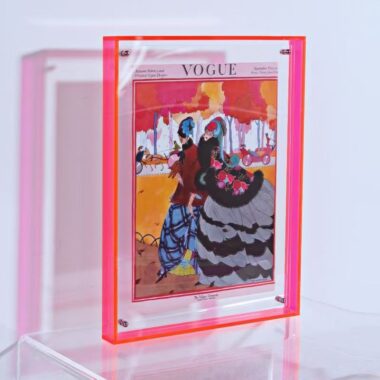 Custom creative acrylic frame for wall-mounted and desktop display