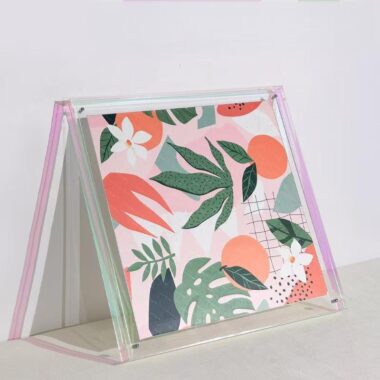 Custom creative acrylic frame for wall-mounted and desktop display