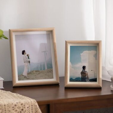 Custom wooden picture frame for living room and bedroom décor