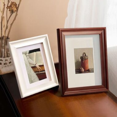 Custom wooden frame for bedroom tabletop and wall-mounted décor