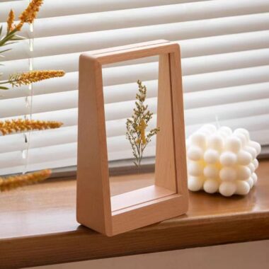 Custom T-shaped luxury solid wood picture frame for décor