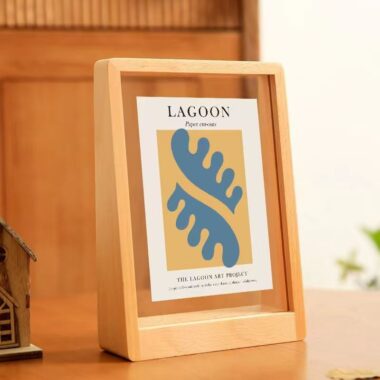 Custom T-shaped luxury solid wood picture frame for décor