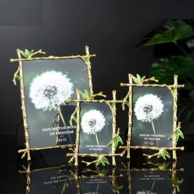 European luxury modern metal picture frame for home décor