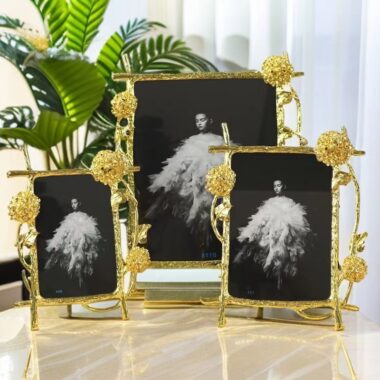 European luxury modern metal picture frame for home décor