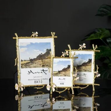 European luxury modern metal picture frame for home décor
