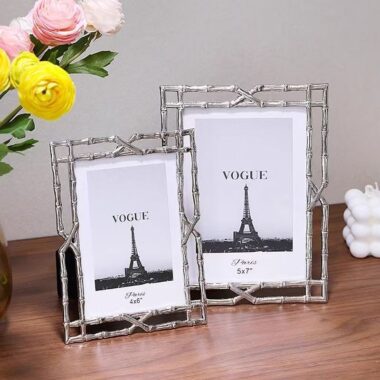 Fashion creative modern metal picture frame for desktop décor