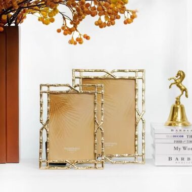 Fashion creative modern metal picture frame for desktop décor
