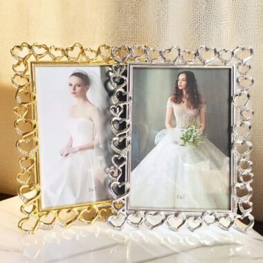 Fashion creative modern metal picture frame for desktop décor