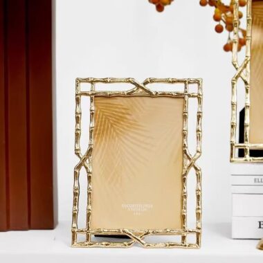 Fashion creative modern metal picture frame for desktop décor