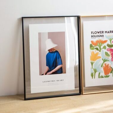 High-end double-sided transparent luxury metal picture frame