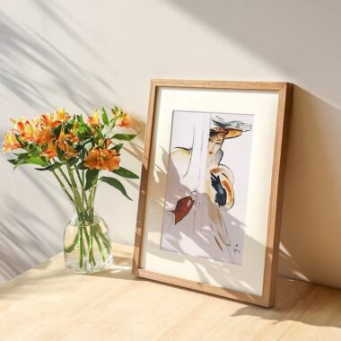 High-quality solid wood wall-mounted picture frame décor