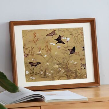 Custom home bedroom wall-mounted solid wood picture frame