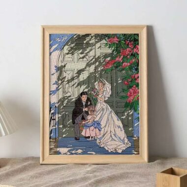 Custom home bedroom wall-mounted solid wood picture frame