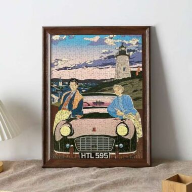 Custom home bedroom wall-mounted solid wood picture frame