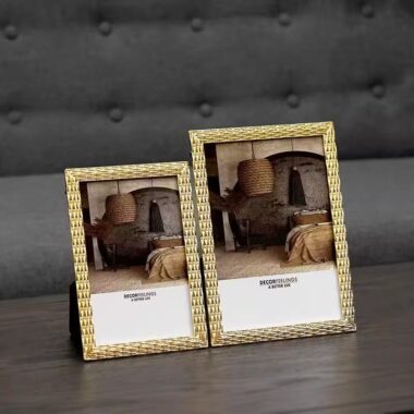 Luxury modern metal picture frame for elegant bedroom décor