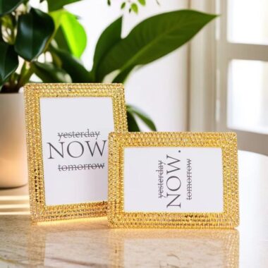 Luxury modern metal picture frame for elegant bedroom décor