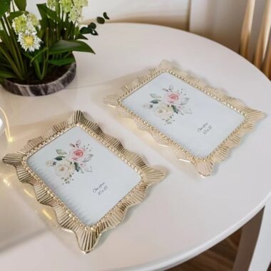 Luxury modern metal picture frame for elegant bedroom décor