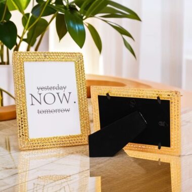 Luxury modern metal picture frame for elegant bedroom décor