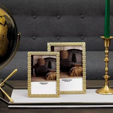 Luxury modern metal picture frame for elegant bedroom décor