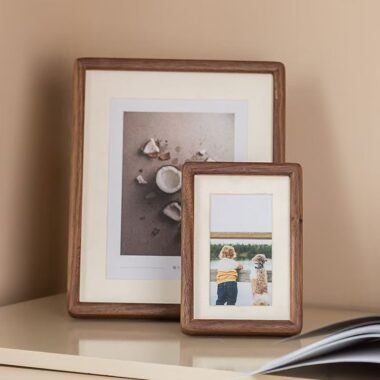 Premium solid wood picture frame for office and study décor