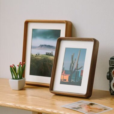 Premium solid wood picture frame for office and study décor