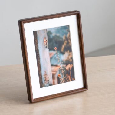 Premium solid wood picture frame for office and study décor