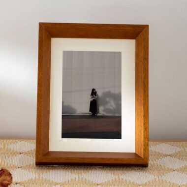 Premium textured solid wood decorative home picture frame