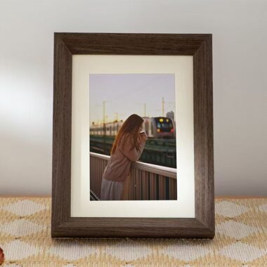 Premium textured solid wood decorative home picture frame