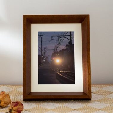 Premium textured solid wood decorative home picture frame