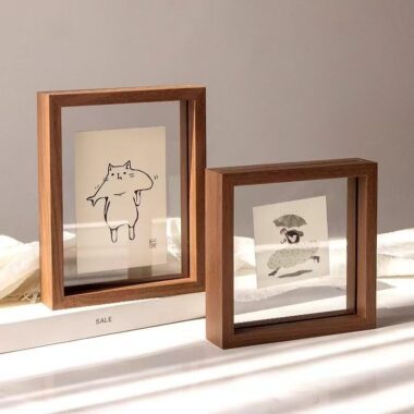 Vintage solid wood decorative desktop picture frame