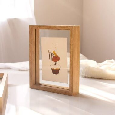 Vintage solid wood decorative desktop picture frame