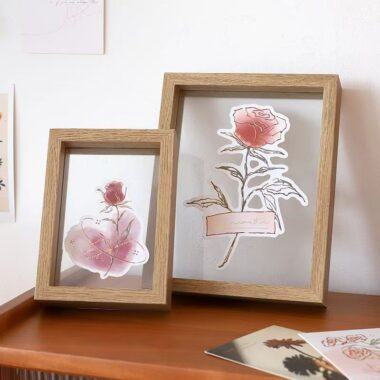 Vintage solid wood decorative desktop picture frame