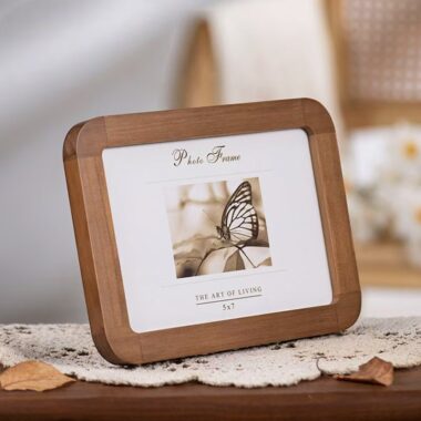 Vintage minimalist solid wood picture frame for rustic décor