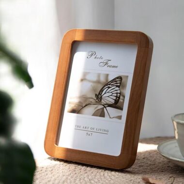 Vintage minimalist solid wood picture frame for rustic décor