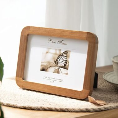 Vintage minimalist solid wood picture frame for rustic décor