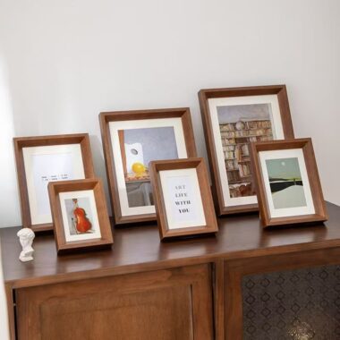 Vintage Nordic solid wood frame for bedroom and living room décor