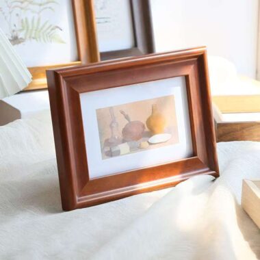 Vintage Nordic solid wood frame for bedroom and living room décor