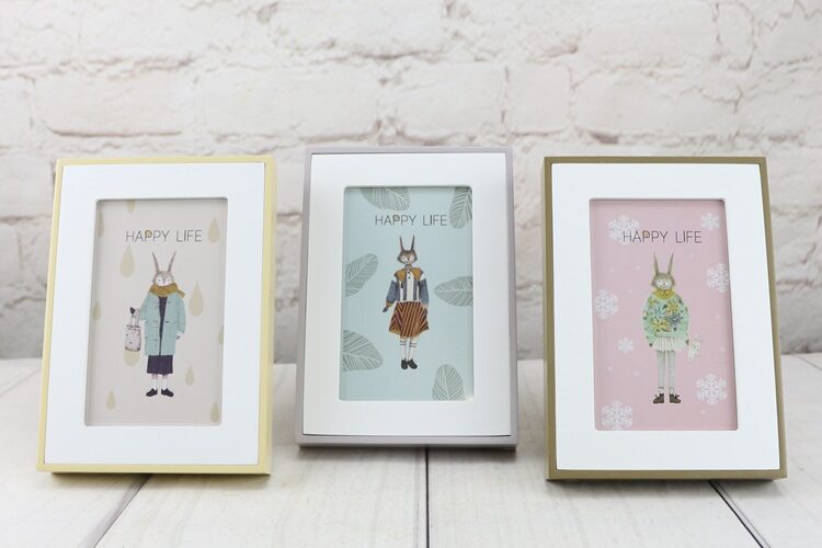 Solid wood glass photo frame (1)