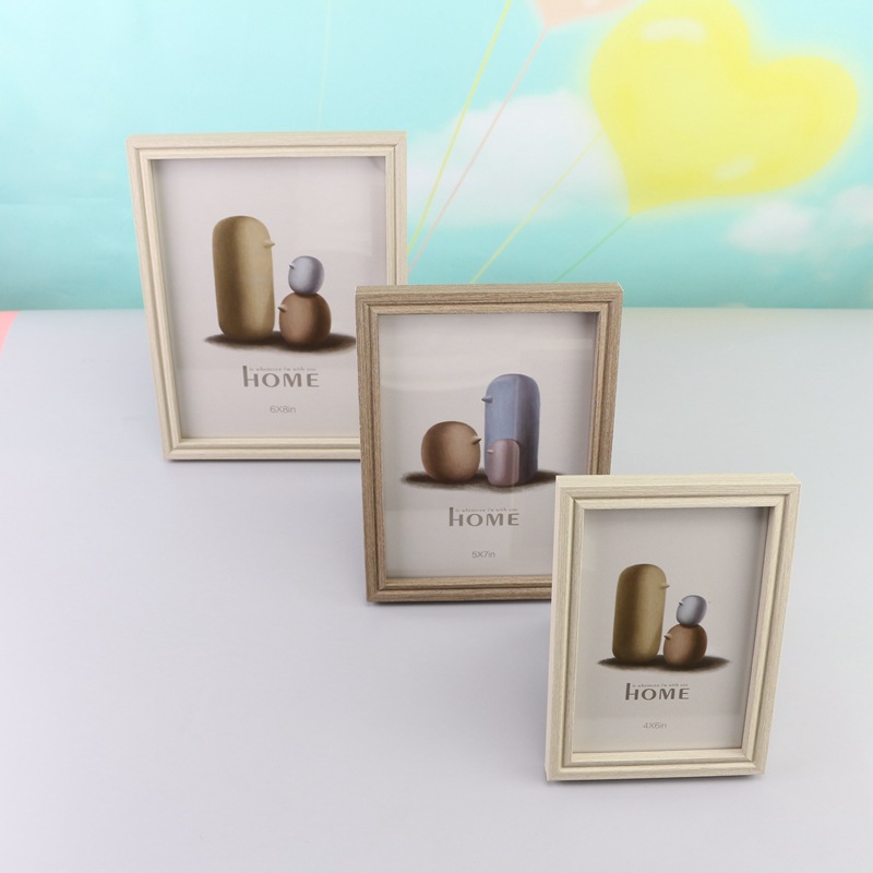 Solid wood picture frame wall wooden Custom Picture Frames