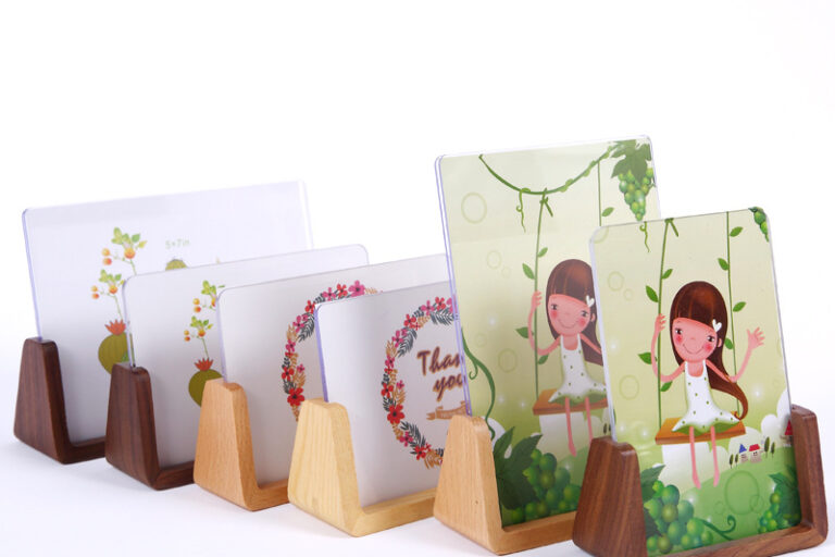 Wooden creative u-shaped acrylic frame (4)