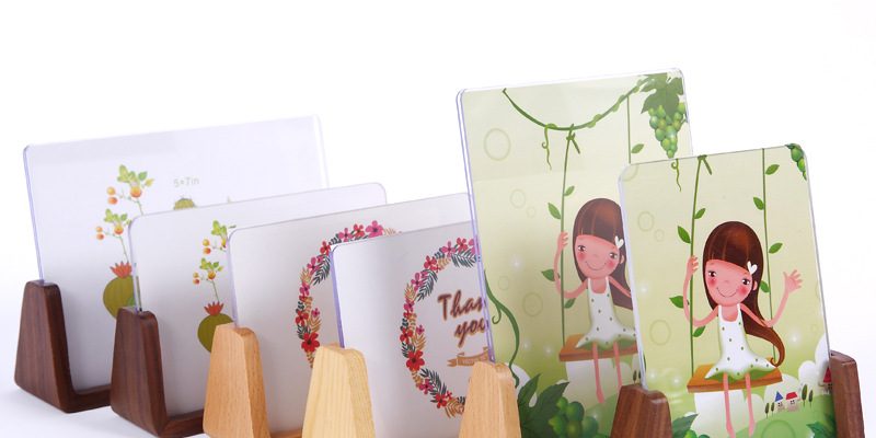 Wooden creative u-shaped acrylic frame (4)