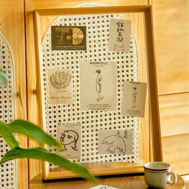Modern stylish double transparent wood picture frame with factory direct quality
