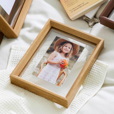 Custom wooden picture frame showcasing artistic display