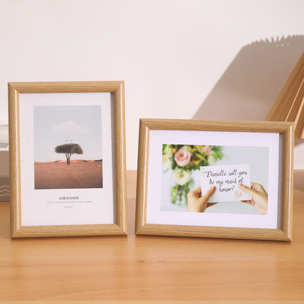 Wholesale wooden picture frame for wall and tabletop decoration