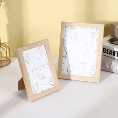 Modern minimalist wood picture frame for home decoration